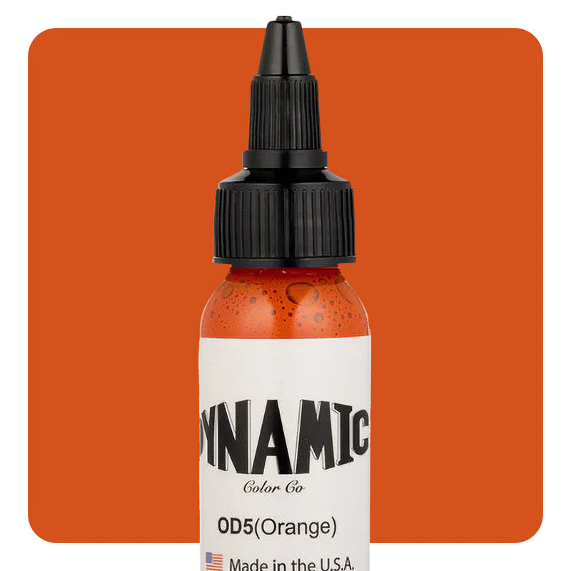 Dynamic Orange Tattoo Ink - 1oz. Bottle - Painful Pleasures