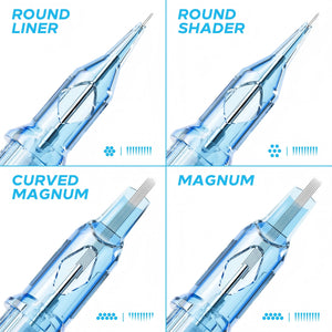 Emalla Eliot Needle Cartridges — Box of 20 - Ultimate Tattoo Supply