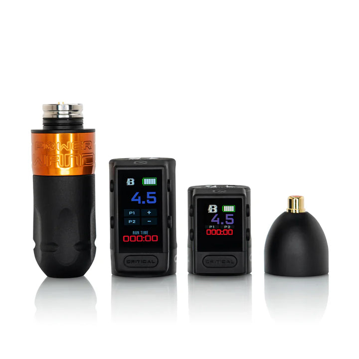 Critical X Bishop Power Wand w/ Advanced Battery — Full Set - Ultimate Tattoo SupplyCritical X Bishop Power Wand w/ Advanced Battery — Full Set