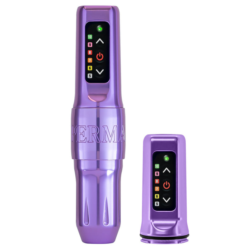 Perma Pen Signature PMU Machine — Lavender — 1 or 2 Battery Pack - Ultimate Tattoo Supply
