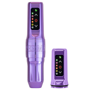 Perma Pen Signature PMU Machine — Lavender — 1 or 2 Battery Pack - Ultimate Tattoo Supply