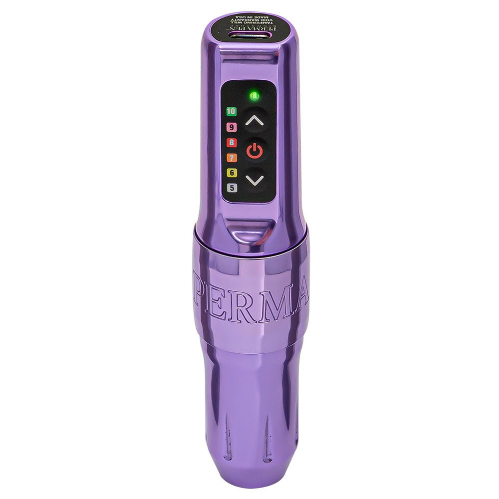 Perma Pen Signature PMU Machine — Lavender — 1 or 2 Battery Pack - Ultimate Tattoo Supply