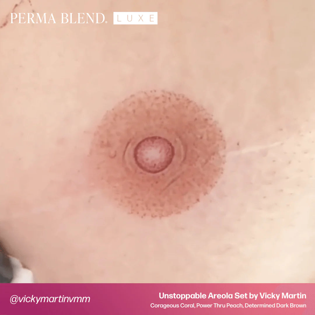Vicky Martin Unstoppable Areola Set — Perma Blend —8 1/2oz Bottles - Ultimate Tattoo Supply