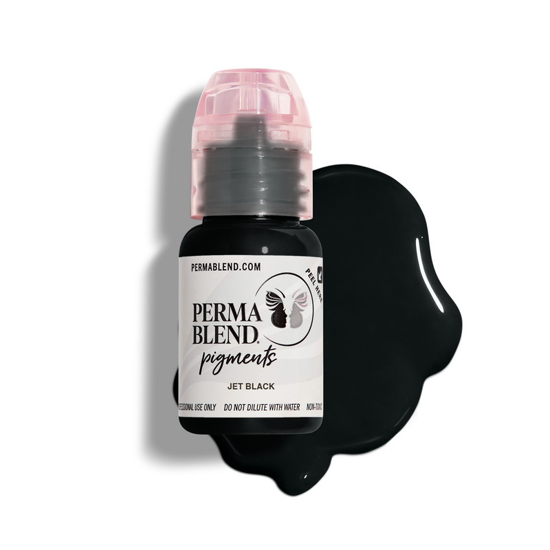 Jet Black — Perma Blend — 1/2oz - Ultimate Tattoo Supply