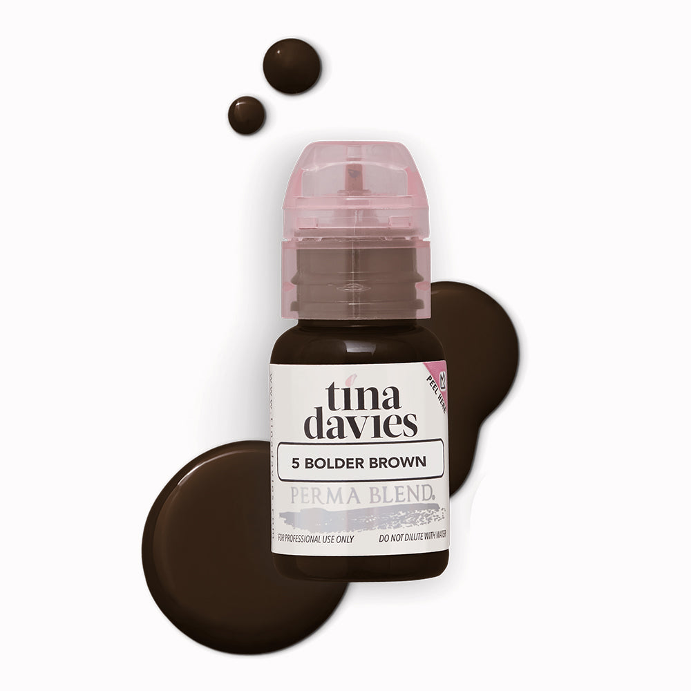 Tina Davies Bolder Brown — Perma Blend — 1/2oz Bottle - Ultimate Tattoo Supply