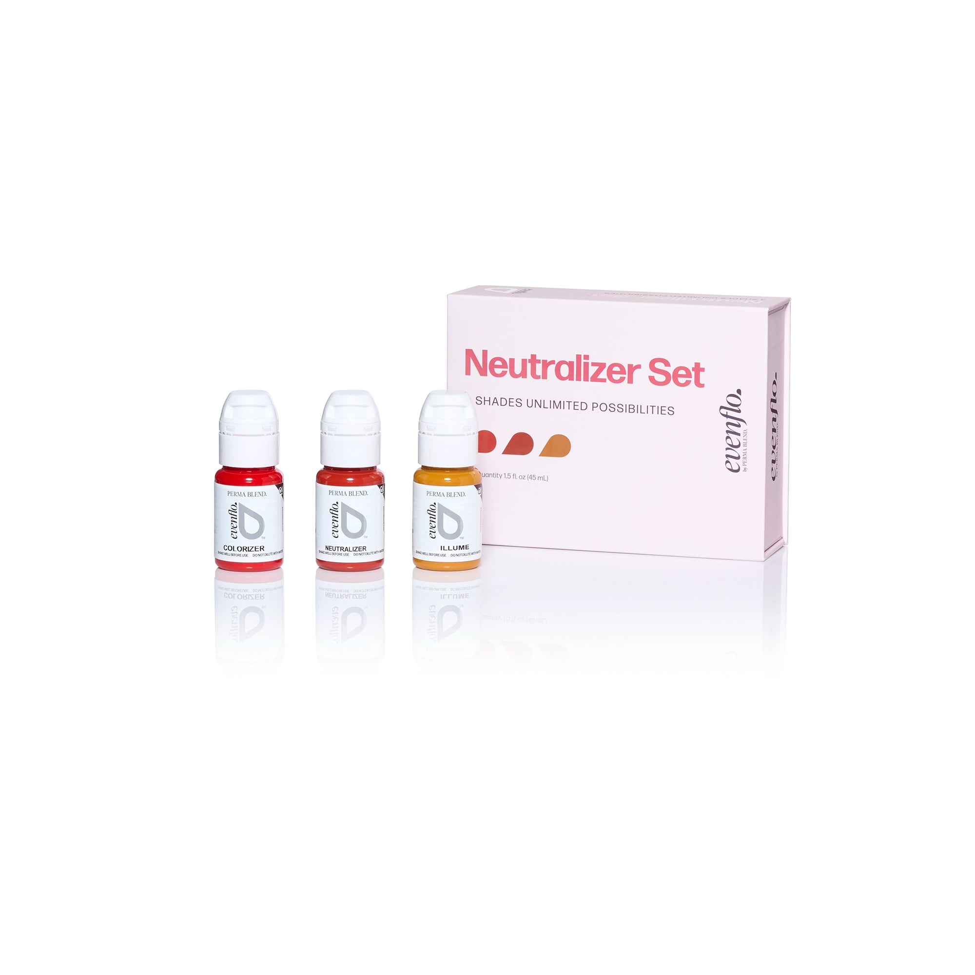 Evenflo Perma Blend ピグメント 3本セット Evenflo Neutralizer Set — 3 1/2oz Bottles | Ultimate Tattoo Supply
