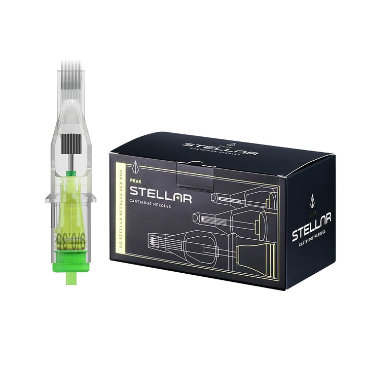 Peak Stellar Needle Cartridges — Select Configurations — Box of 50 - Ultimate Tattoo SupplyPeak Stellar Needle Cartridges — Select Configurations — Box of 50