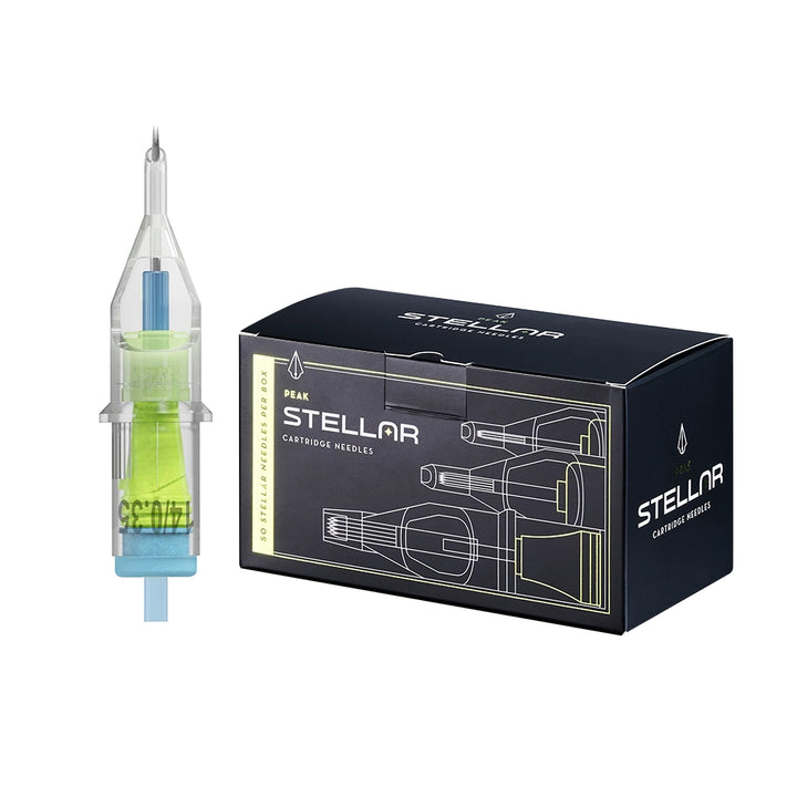 Peak Stellar Needle Cartridges — Select Configurations — Box of 50 - Ultimate Tattoo SupplyPeak Stellar Needle Cartridges — Select Configurations — Box of 50
