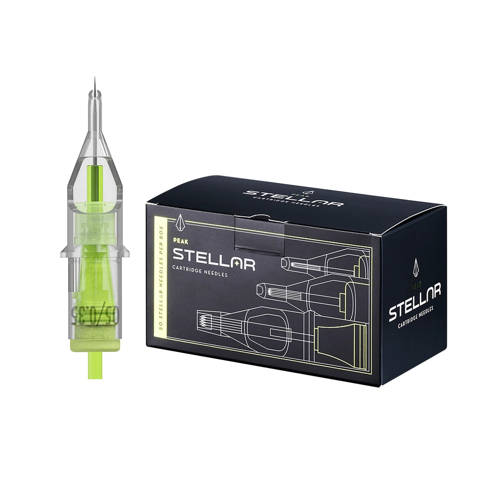 Peak Stellar Needle Cartridges — Select Configurations — Box of 50 - Ultimate Tattoo Supply