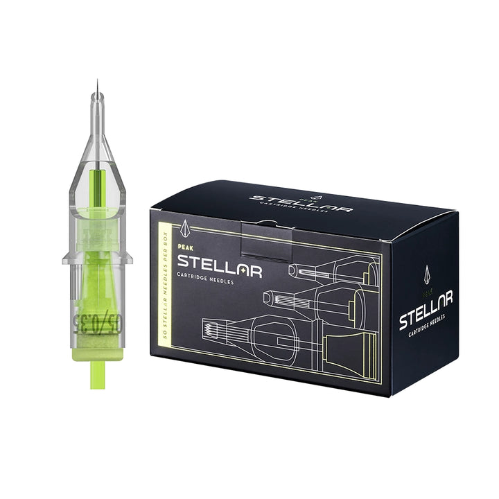 Peak Stellar Needle Cartridges — Select Configurations — Box of 50 - Ultimate Tattoo SupplyPeak Stellar Needle Cartridges — Select Configurations — Box of 50