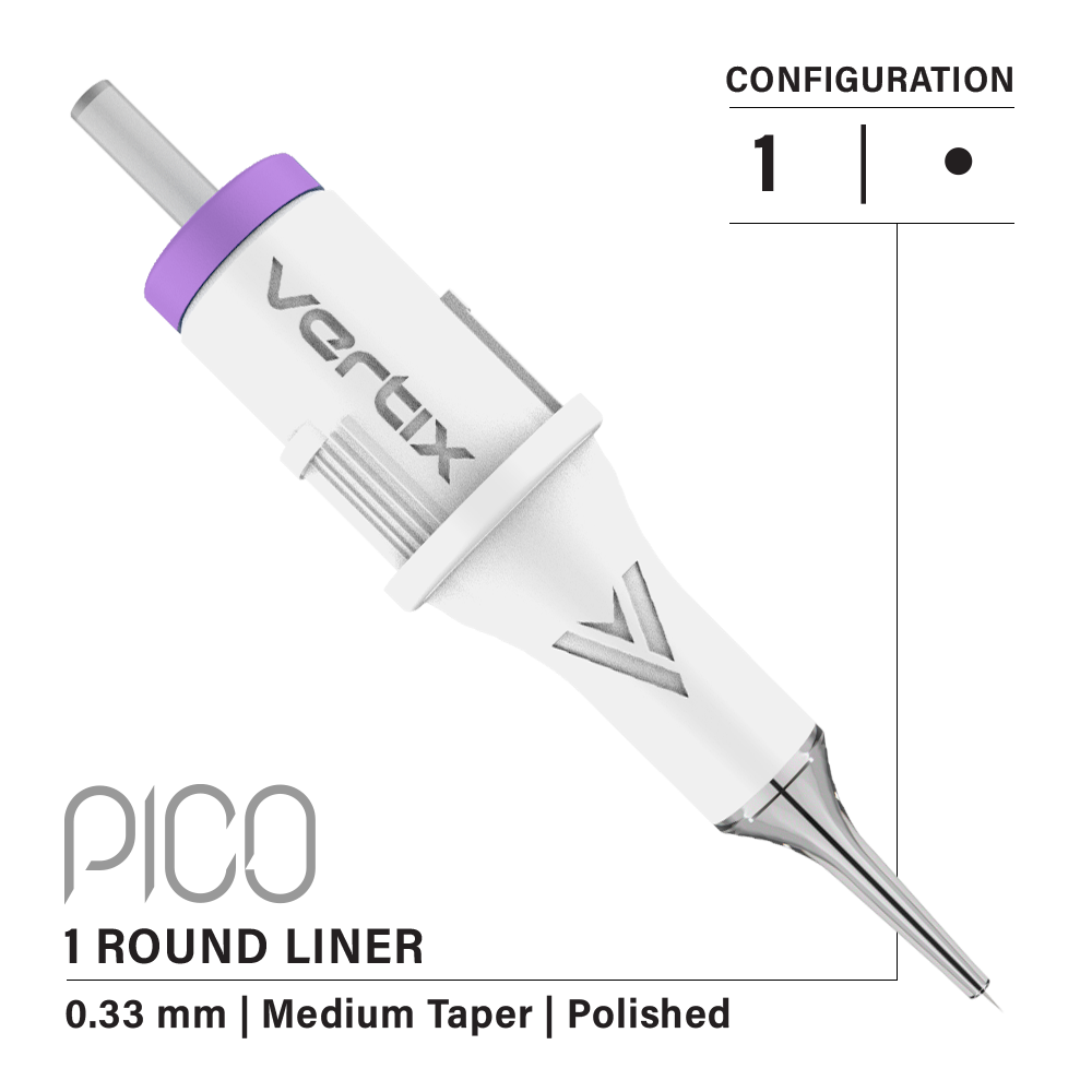 Vertix Pico Round Liner - Ultimate Tattoo Supply
