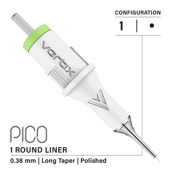 Vertix Pico Round Liner - Ultimate Tattoo SupplyVertix Pico Round Liner