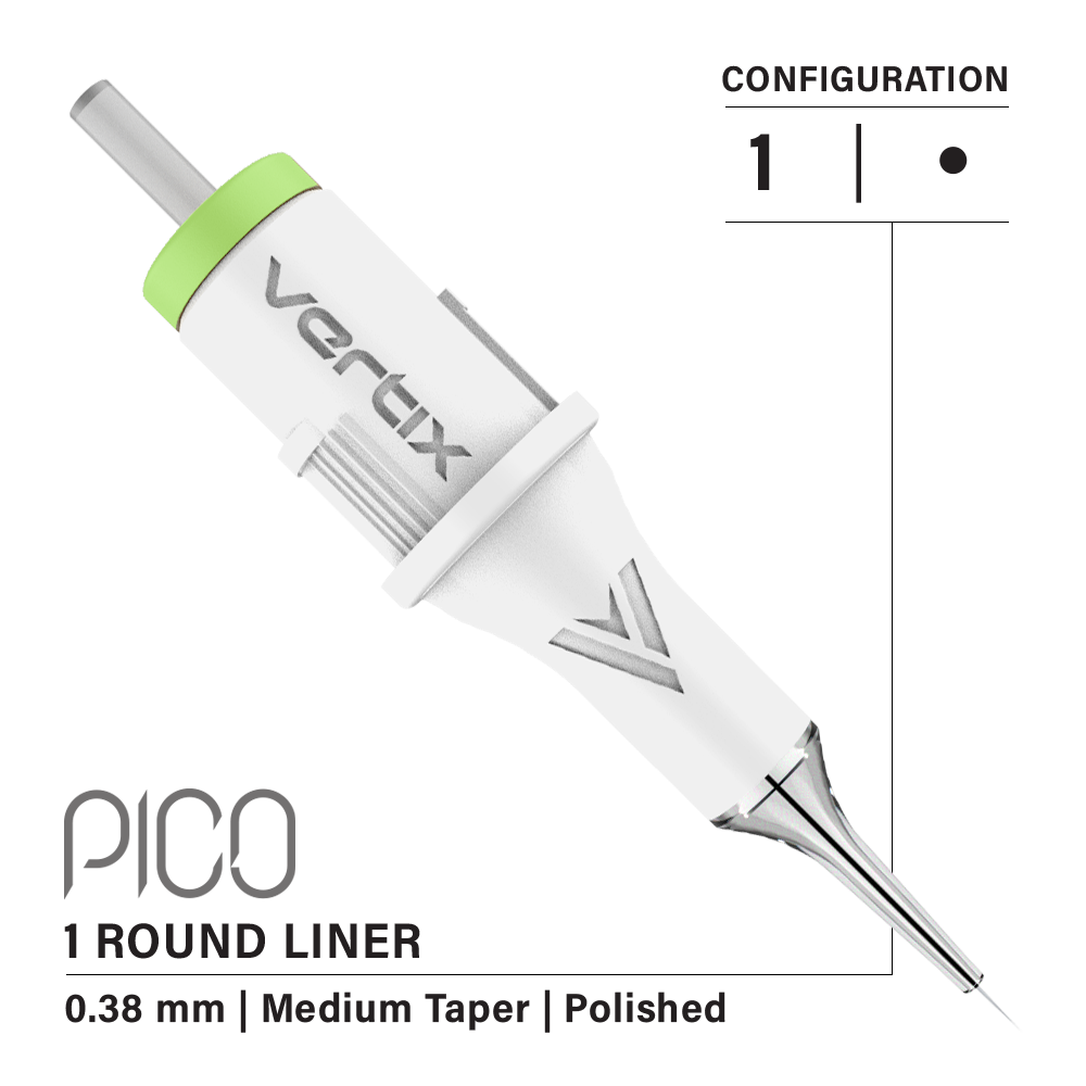 Vertix Pico Round Liner - Ultimate Tattoo Supply
