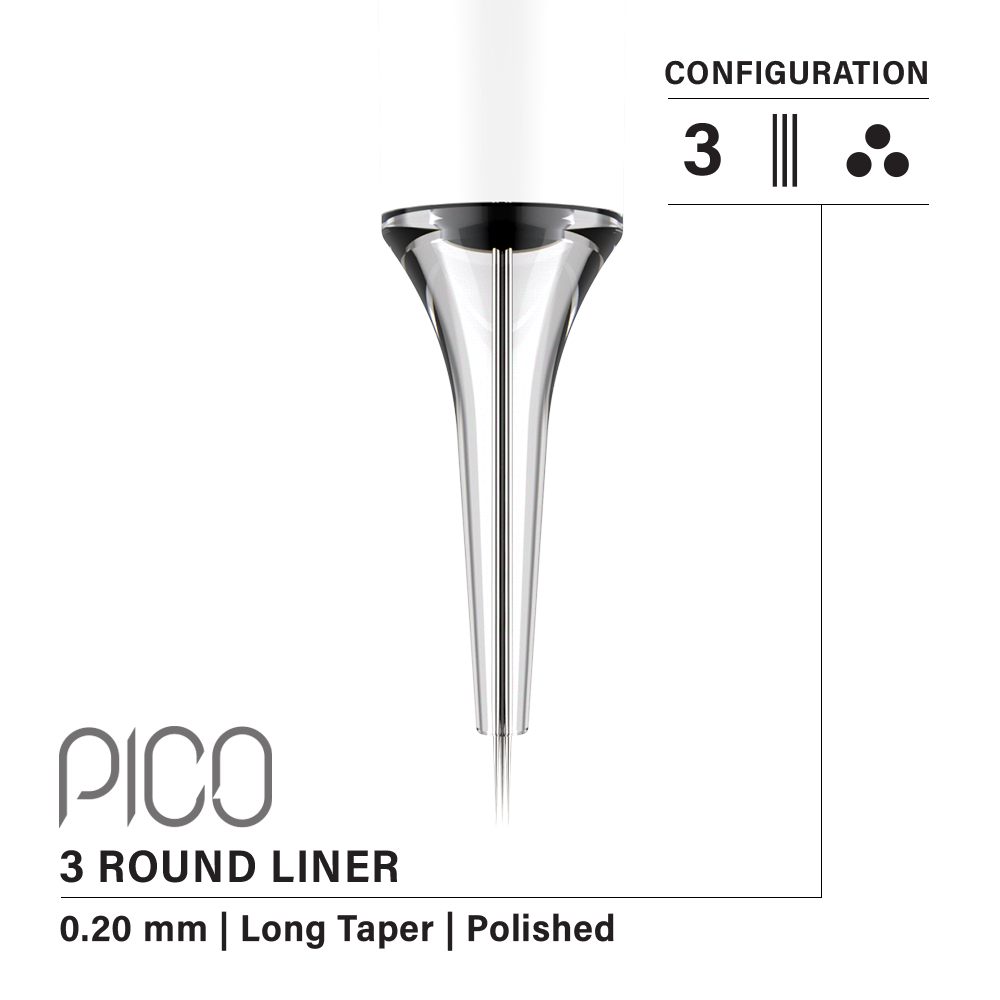 Vertix Pico Round Liner - Ultimate Tattoo Supply