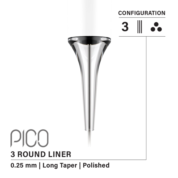 Vertix Pico Round Liner - Ultimate Tattoo SupplyVertix Pico Round Liner