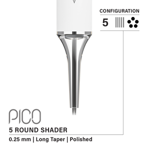Vertix Pico Round Shader - Ultimate Tattoo Supply
