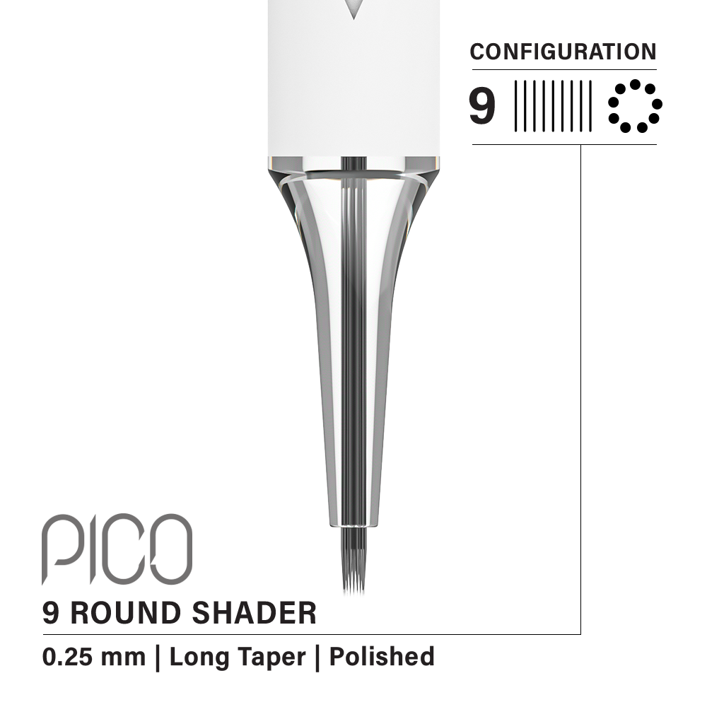 Vertix Pico Round Shader - Ultimate Tattoo Supply