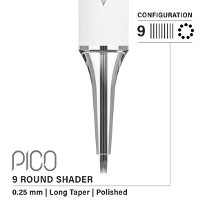 Vertix Pico Round Shader - Ultimate Tattoo Supply