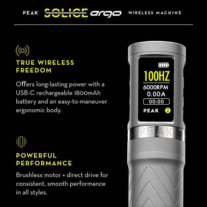 Peak PowerBolt Battery Pack for Solice Ergo - Ultimate Tattoo Supply