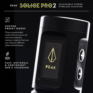 Peak Solice Pro 2 Wireless Tattoo Machine - Peak Needles