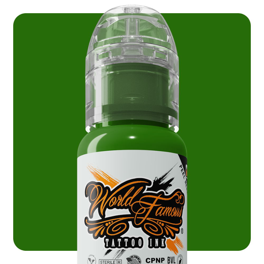 World Famous 7 Color Simple Set - 1/2oz. - Ultimate Tattoo Supply