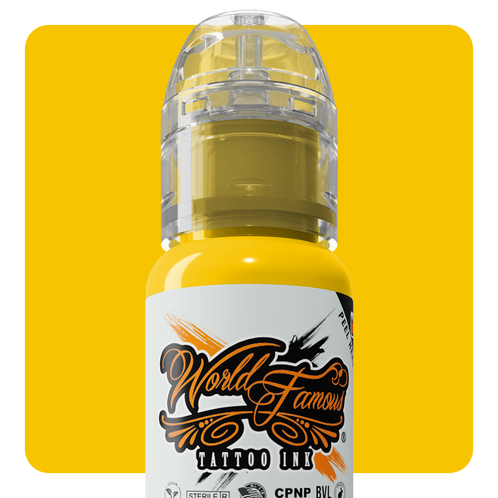 World Famous 7 Color Simple Set - 1/2oz. - Ultimate Tattoo Supply