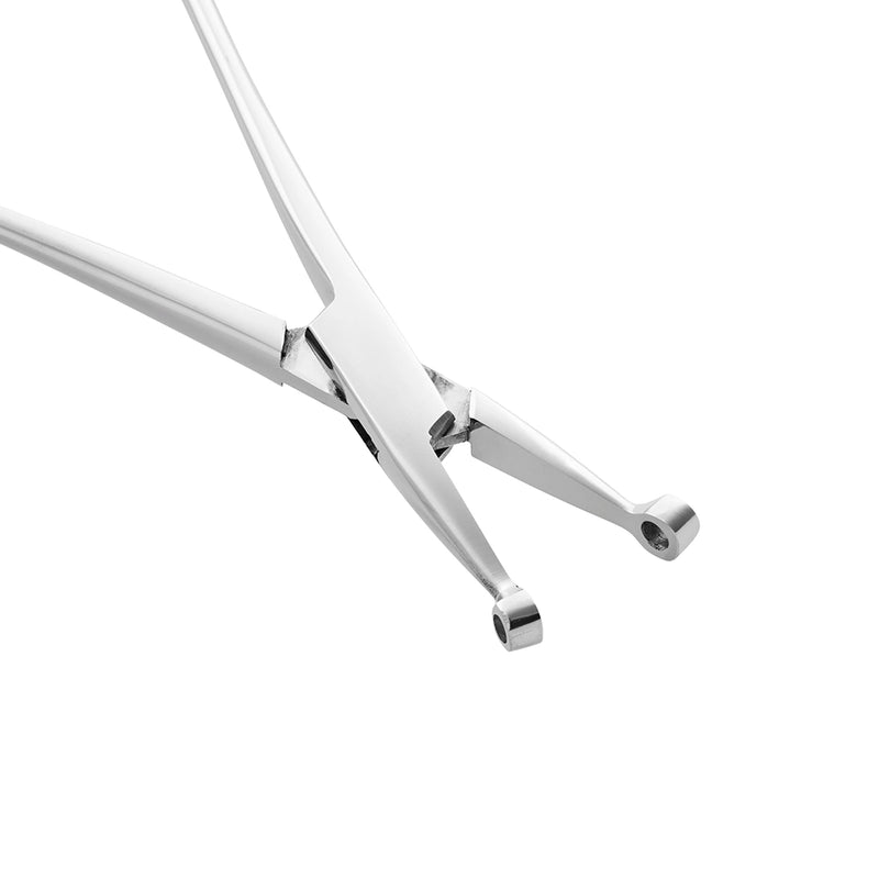 6” Steel Septum Piercing Forceps - Style #3 2