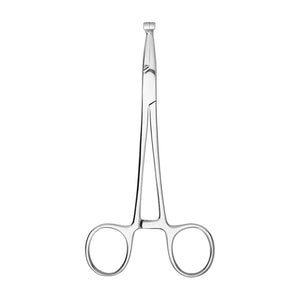 6” Steel Septum Piercing Forceps - Style #3 3