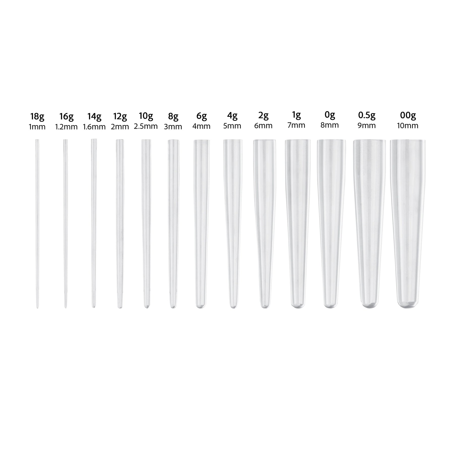 Calor Style Stainless Steel Taper Set — Pick Size Range - Painful Pleasures