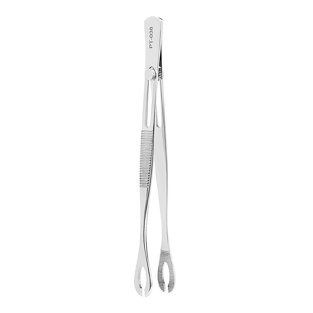 Forester (Sponge) 5 3/4" Tweezers Slotted with Easy Lock - Painful Pleasures