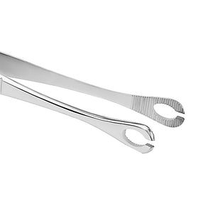 Slotted Mini Forester (Sponge) 5.75" Tweezers with Easy Lock - Painful Pleasures