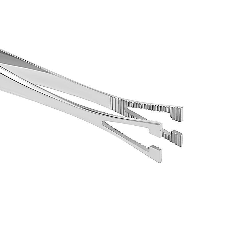 Pennington 5 3/4" Tweezers Slotted with Easy Lock - Painful Pleasures
