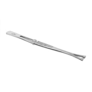 Pennington 5 3/4" Tweezers Slotted with Easy Lock - Painful Pleasures