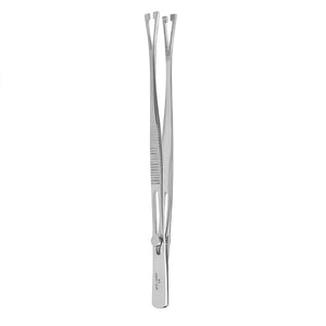 Pennington 5 3/4" Tweezers Slotted with Easy Lock - Painful Pleasures