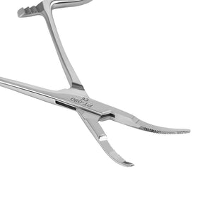 Surface Anchor 5.5" Thin MicroDermal Steel Forceps - Painful Pleasures