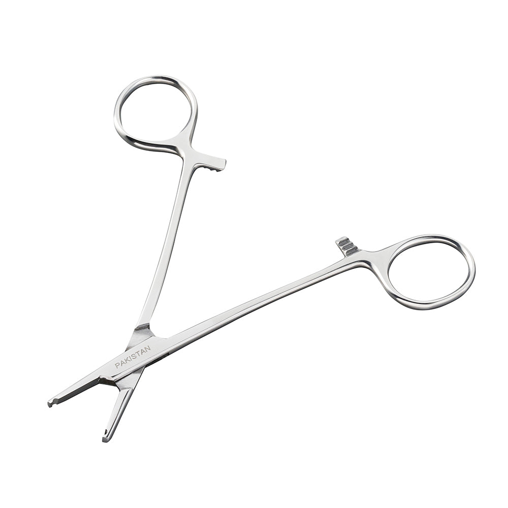 5” Steel Forceps with Notched Tips by Jason Coale - Painful Pleasures