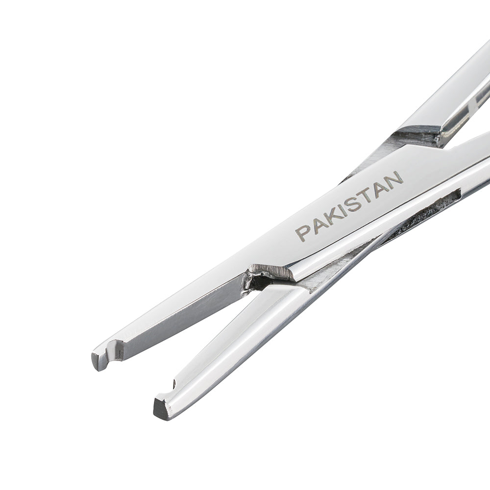5” Steel Forceps with Notched Tips by Jason Coale - Painful Pleasures
