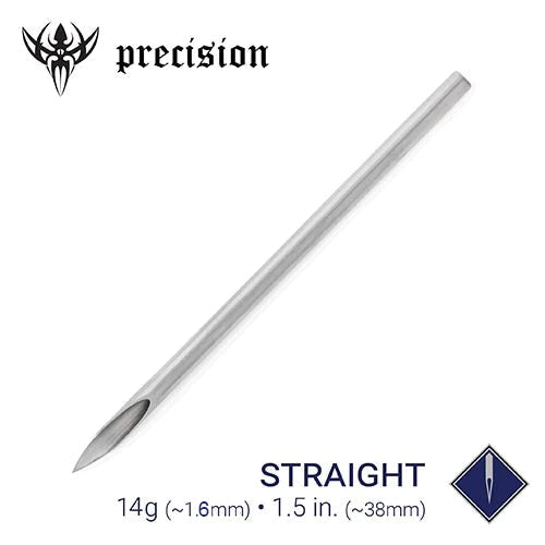 14g Sterilized 1.5" Body Piercing Needles — Box of 100 - Painful Pleasures