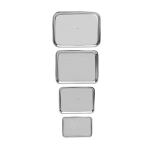 Surgical Steel Tattoo + Piercing Tray — Set of 4 - Ultimate Tattoo Supply