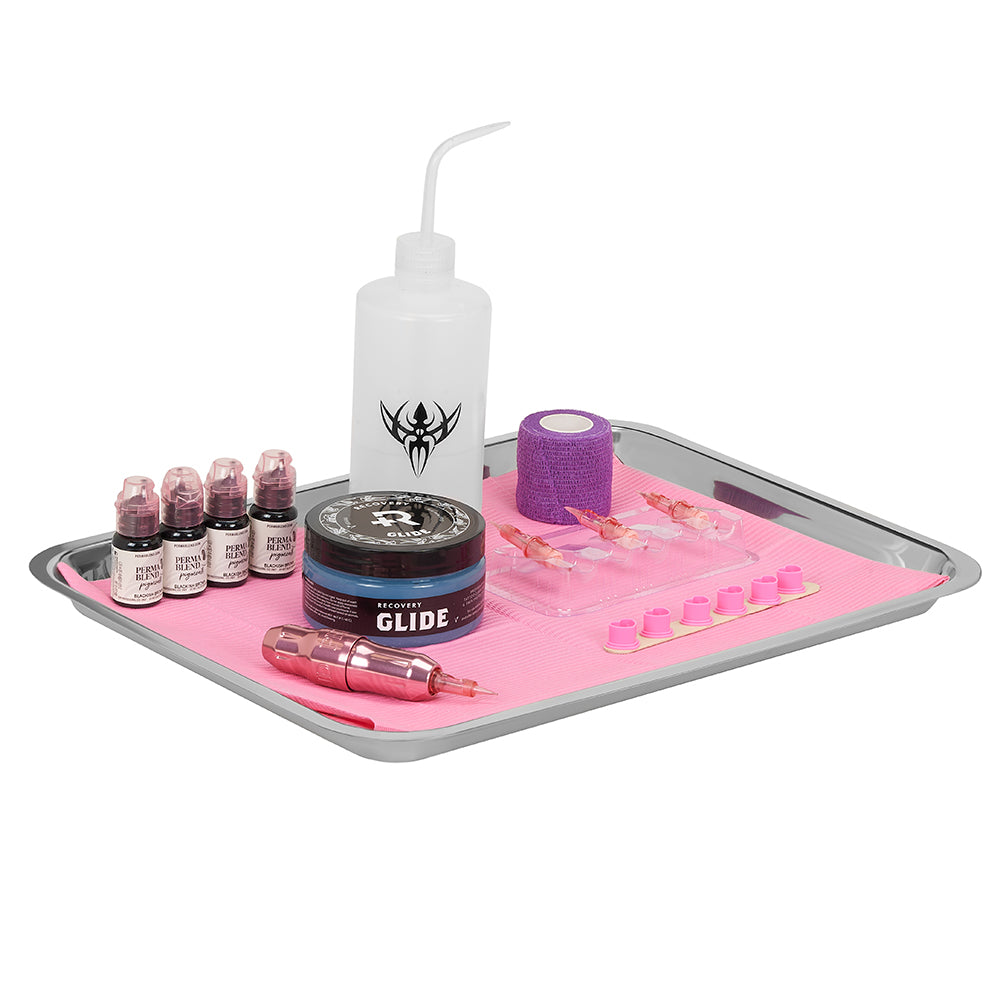 Surgical Steel Tattoo + Piercing Tray — Set of 4 - Ultimate Tattoo Supply