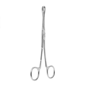 Mini Forester (Sponge) 6.5" Slotted Steel Forceps with 2 Indents and No Lock - Painful Pleasures