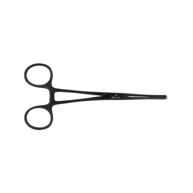 Slotted Mini Pennington 6" Forceps - Black Oxide Coated - Painful Pleasures