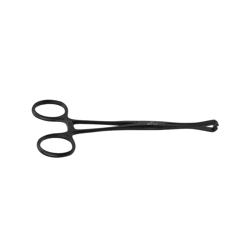 Slotted Mini Pennington 6" Forceps - Black Oxide Coated - Painful Pleasures