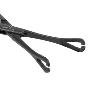 Slotted Mini Pennington 6" Forceps - Black Oxide Coated - Painful Pleasures