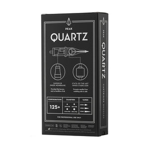 Peak Quartz Needle Cartridges — #12 Hollow Liners Long Taper — Box of 20 - Ultimate Tattoo Supply