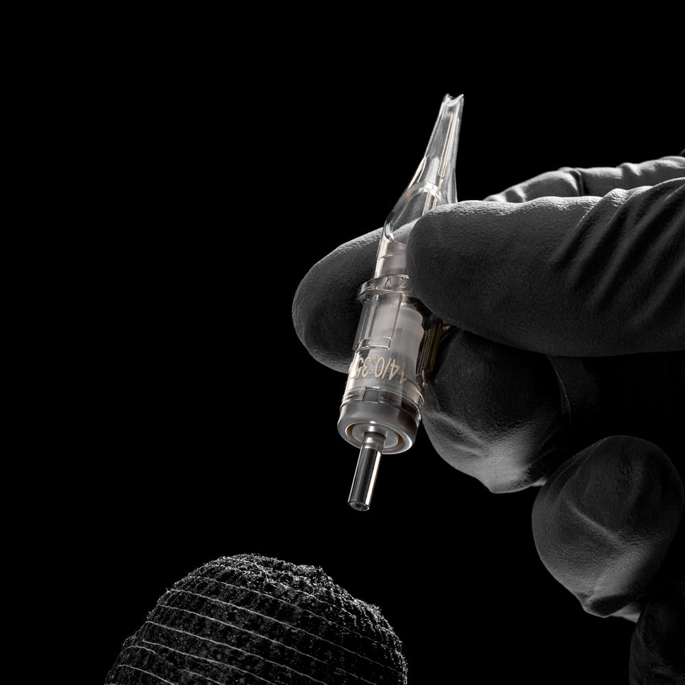 Peak Quartz Needle Cartridges — #12 Hollow Liners Long Taper — Box of 20 - Ultimate Tattoo Supply