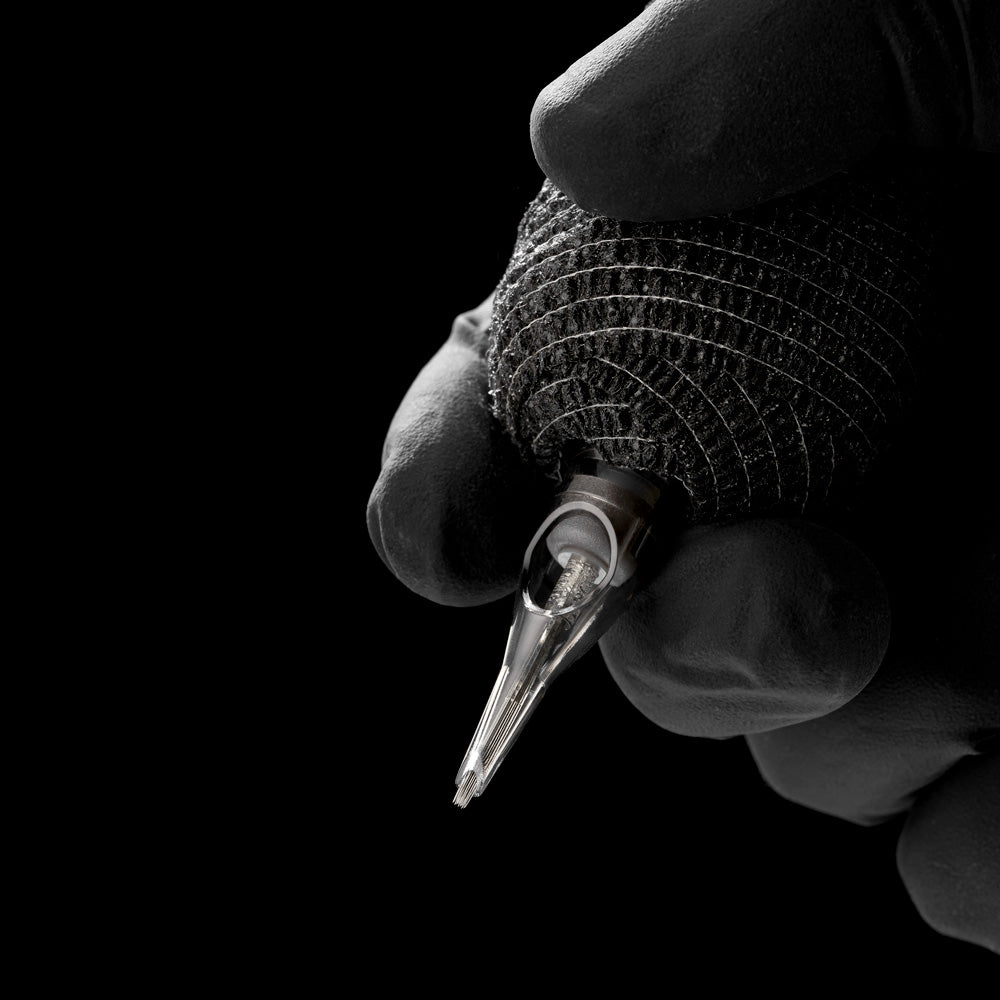 Peak Quartz Needle Cartridges — #12 Round Shaders Short Taper — Box of 20 - Ultimate Tattoo Supply