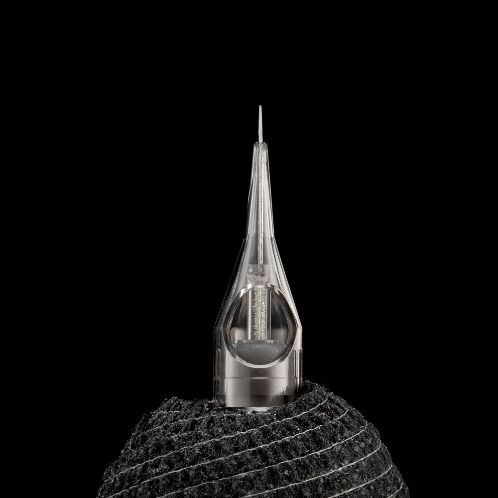 Peak Quartz Needle Cartridges — #12 Hollow Liners Long Taper — Box of 20 - Ultimate Tattoo Supply