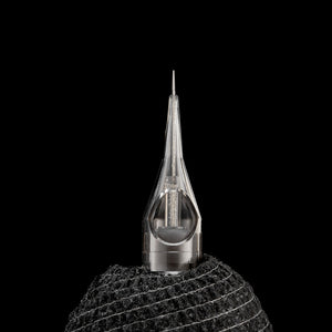 Peak Quartz Needle Cartridges — #8 5 Round Shader Medium Taper — Box of 20 - Ultimate Tattoo Supply