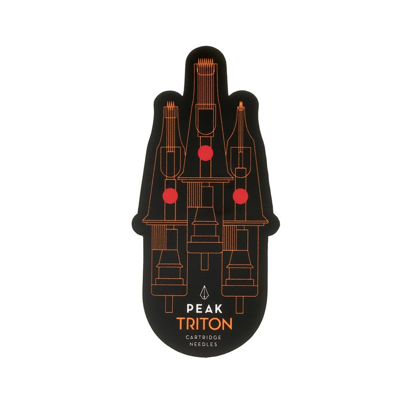 Peak Triton Die-Cut Sticker — Price Per 1 or Pack of 50 - Ultimate Tattoo Supply